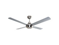 LivingStyles Cardiff DC Ceiling Fan, 130cm/52", Brushed Chrome offer