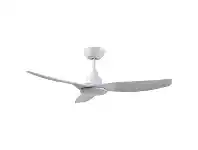 Ventair Skyfan Indoor / Outdoor DC Ceiling Fan with LED Light & LCD Remote Control, 120cm/48", White