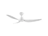LivingStyles Threesixty Trinity Commercial Grade DC Ceiling Fan, 142cm/56", Matt White offer