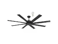 LivingStyles Martec Albatross Mini Indoor / Outdoor DC Ceiling Fan with Remote, 165cm/65", Matt Black offer