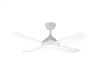 LivingStyles Ventair Spinika Commercial Grade Indoor / Outdoor Ceiling Fan, 132cm/52", Satin White offer