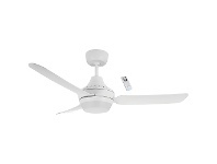 LivingStyles Ventair Stanza Indoor / Outdoor Ceiling Fan with B22 Lamp Holder & Remote Control, 122cm/48", White offer