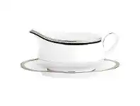 Noritake Toorak Noir Fine China Gravy Boat