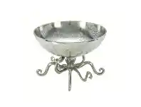 LivingStyles Octopus Antique Aluminium Fruit Bowl offer