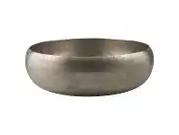 LivingStyles Bromley Aluminium Alms Bowl, Large, Dark Silver offer