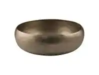 LivingStyles Bromley Aluminium Alms Bowl, Large, Dark Gold offer