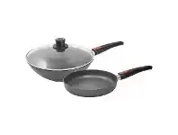 LivingStyles Woll Diamond Lite Induction Frypan & Wok Set, 24/30cm offer