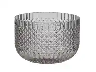 LivingStyles Gabriella Glass Bowl, Clear offer