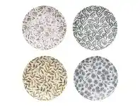 Ecology Frida 4 Piece Assorted New Bone China Cake Plate Set