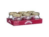 LivingStyles Kilner Glass Preserve Jar, 250ml, Set of 6 offer