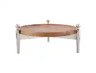 LivingStyles Jasper Mango Wood & Metal Cake Stand offer