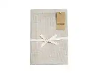 LivingStyles Maynard Cotton Tablecloth, Chambray Taupe offer