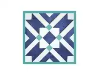 LivingStyles Telki Milano Marsala Italian Made Square Trivet, Blue offer