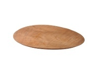 Monterey Natural Teak Shallow Plate