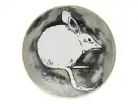 LivingStyles Ecology Bilby New Bone China Cake Plate, Nocturnal offer