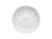 LivingStyles Ecology Tidings Stoneware Side Plate, Love offer