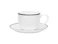LivingStyles Ecology Bistro Fine Bone China Teacup & Saucer Set offer