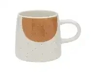 LivingStyles Ecology Nomad Stoneware Mug, Papaya / White offer