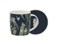 LivingStyles Ecology May Gibbs Gumnut Babies Fine China Mug & Coaster Set, Ink offer