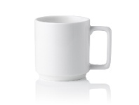 LivingStyles Noritake Stax Commercial Grade White Porcelain Mug, Set of 4 offer