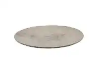 LivingStyles Kona Concrete Round Candle Plate, Small offer