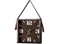 LivingStyles Oppdal Square Hanging Wall Clock, 33cm offer