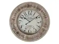 Old Town Wooden Round Wall Clock