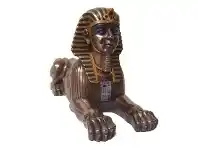 LivingStyles Cast Bronze Egyptian Mythology Figurine, Sphinx offer