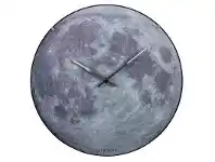 LivingStyles NeXtime Moon Luminous Round Dome Wall Clock offer