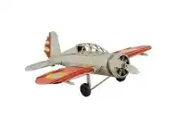 Boutica Handmade Tin Aircraft Model - Silver Mini Roamer Plane