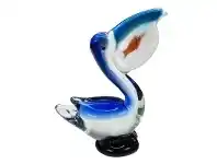 Hand Made Glass Art Figurine - Pelican A