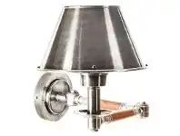 Benton Metal Swing Arm Wall Light - Antique Silver
