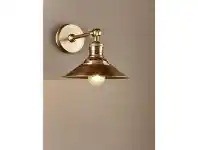 LivingStyles Bristol Metal Wall Sconce - Antique Brass offer