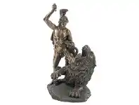 LivingStyles Veronese Cold Cast Bronze Coated Greek Mythology Figurine, Bellerophon offer
