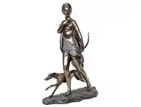 LivingStyles Cast Bronze Roman Mythology Figurine, Diana the Huntress offer