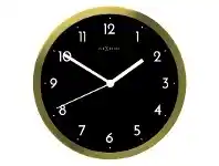 LivingStyles NeXtime Arabic Metal Round Wall Clock - Black offer