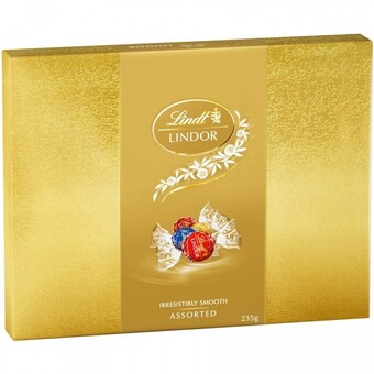 BIG W Lindt Lindor Assorted Chocolates Box 235g offer