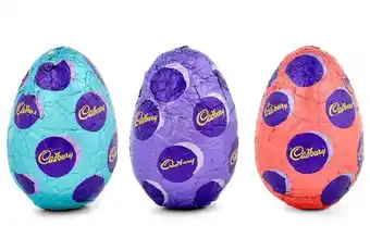 BIG W Cadbury Milk Hollow Easter Eggs 100g offer