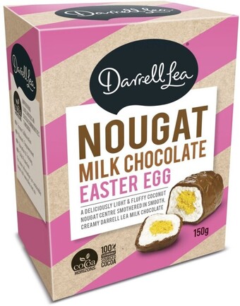 BIG W Darrell Lea Milk Chocolate Nougat Egg 150g offer
