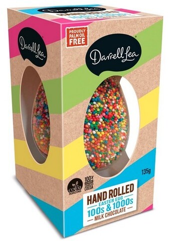 BIG W Darrell Lea Hand Rolled 100s & 1000s Egg 135g offer