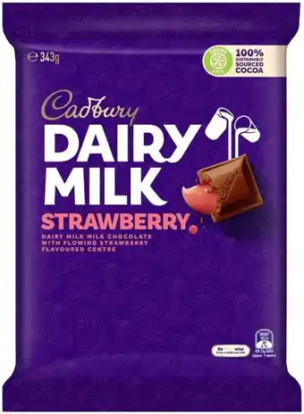 BIG W Cadbury Large Block 315g-360g offer