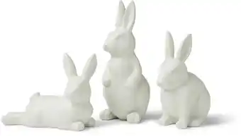 BIG W Stone Look Rabbit Statues Assorted offer