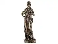 LivingStyles Veronese Cold Cast Bronze Coated Greek Mythology Figurine, Hygieia offer