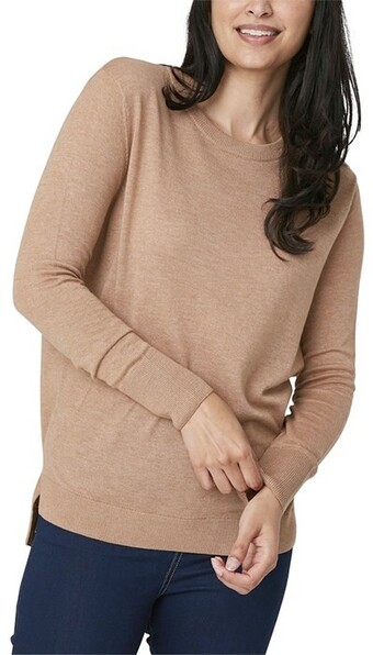 BIG W Brilliant Basics Womens Knit Jumper - Light Brown offer