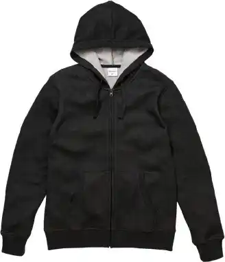 BIG W Brilliant Basics Mens Fleece Zip Up Hoodie - Charcoal Marl offer