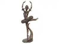 LivingStyles Veronese Cold Cast Bronze Coated Ballerina Figurine, Attitude Derriere offer
