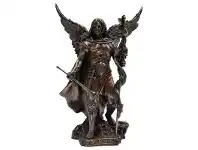 LivingStyles Veronese Cold Cast Bronze Coated Angel Figurine, Gabriel offer
