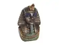 LivingStyles Veronese Cold Cast Bronze Coated Bust Sculpture, King Tutankhamun, Large offer