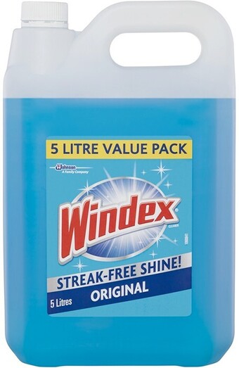 BIG W Windex Glass Cleaner 5-Litre offer