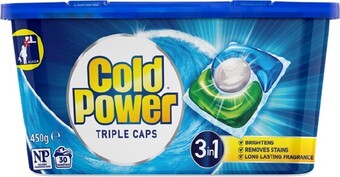 BIG W Cold Power 30-Pack Laundry Capsules offer